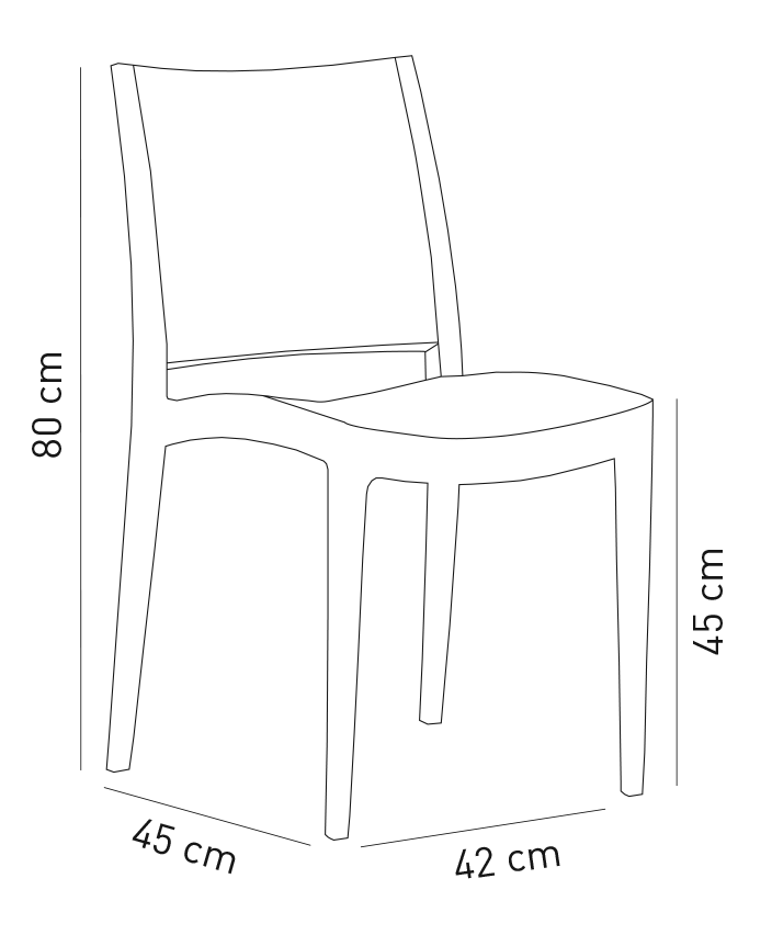 Specto Chair Dimensions